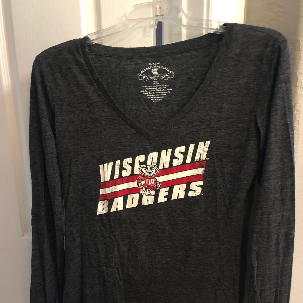 Ladies Univ of Wisc Bucky Badger Gameday Shirt